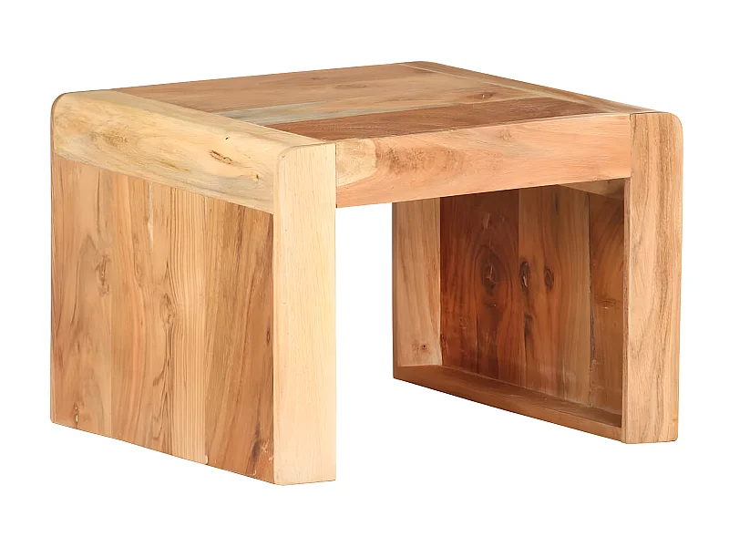 Bijzettafel 43x40x30 cm Massief acaciahout