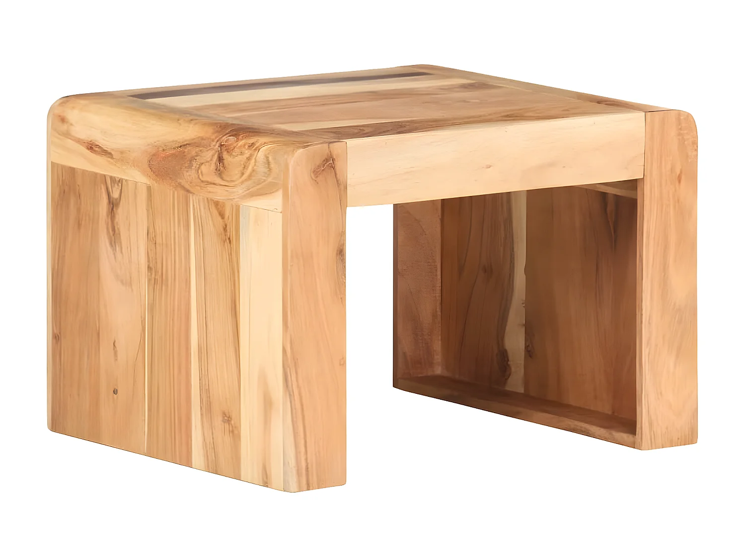 Table d'appoint 43x40x30 cm Bois d'acacia massif