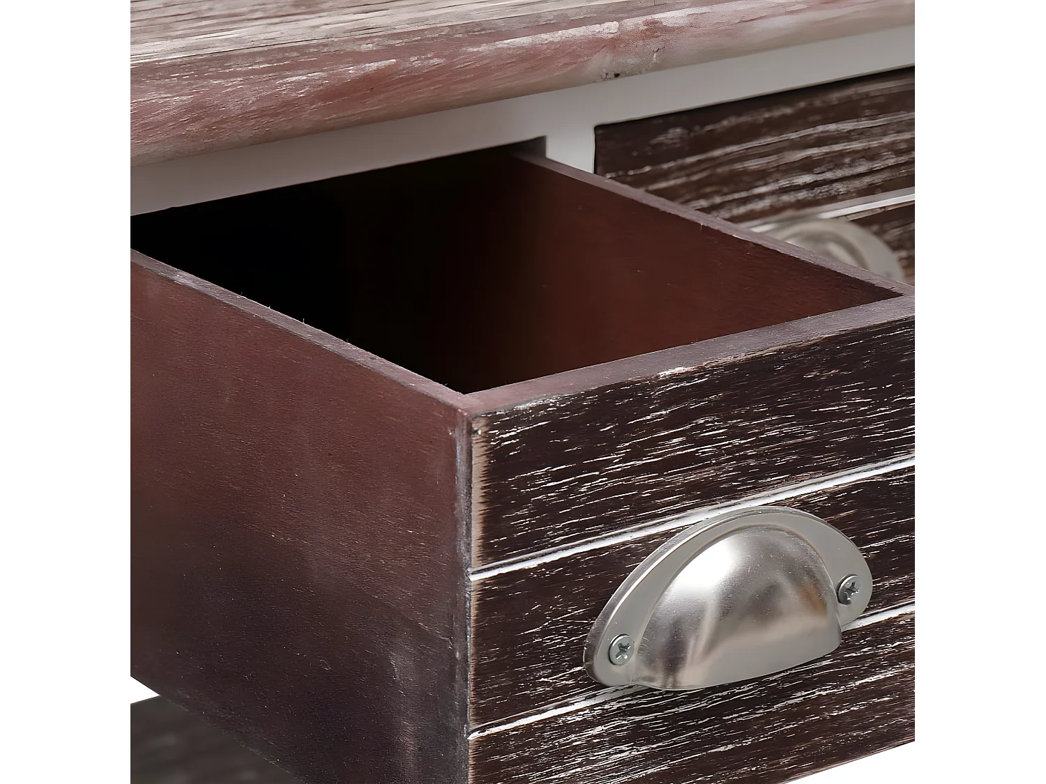 Table d'appoint Marron 40x40x40 cm Bois de Paulownia