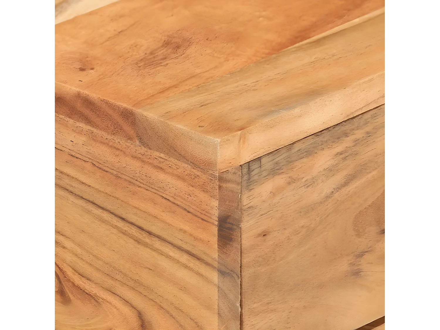 Table d'appoint en forme d'U 45x30x61 cm Bois d'acacia massif