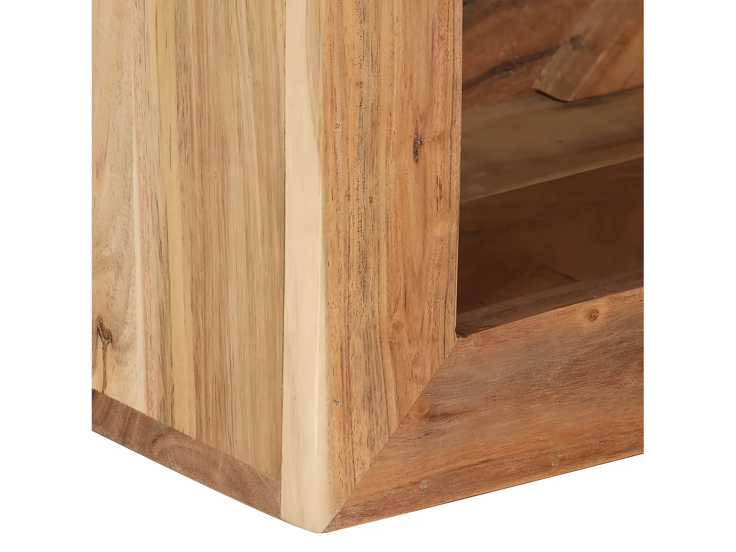 Tabouret 40x30x40 cm Bois d'acacia solide
