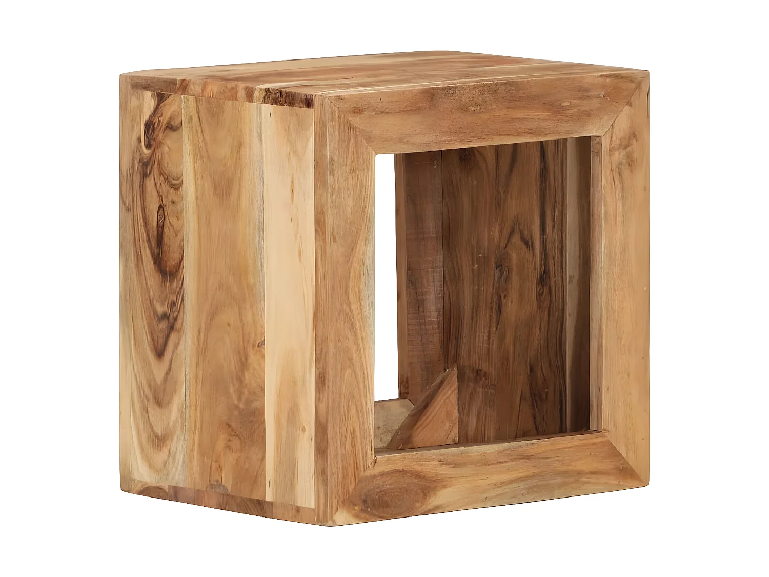 Tabouret 40x30x40 cm Bois d'acacia solide