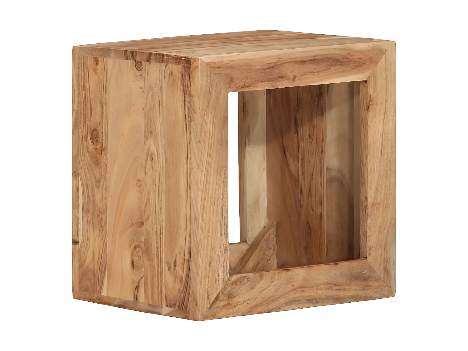 Tabouret 40x30x40 cm Bois d'acacia solide