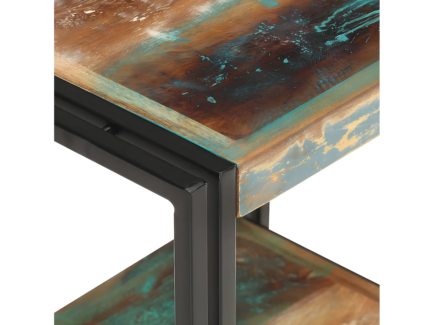 Table d'appoint 40x30x40 cm Bois de récupération massif