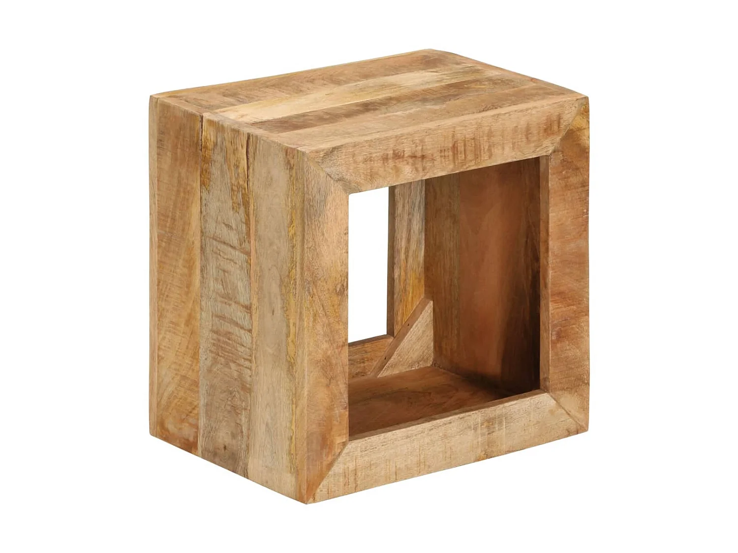 Banqueta 40x30x40 cm Madeira maciça de mangueira