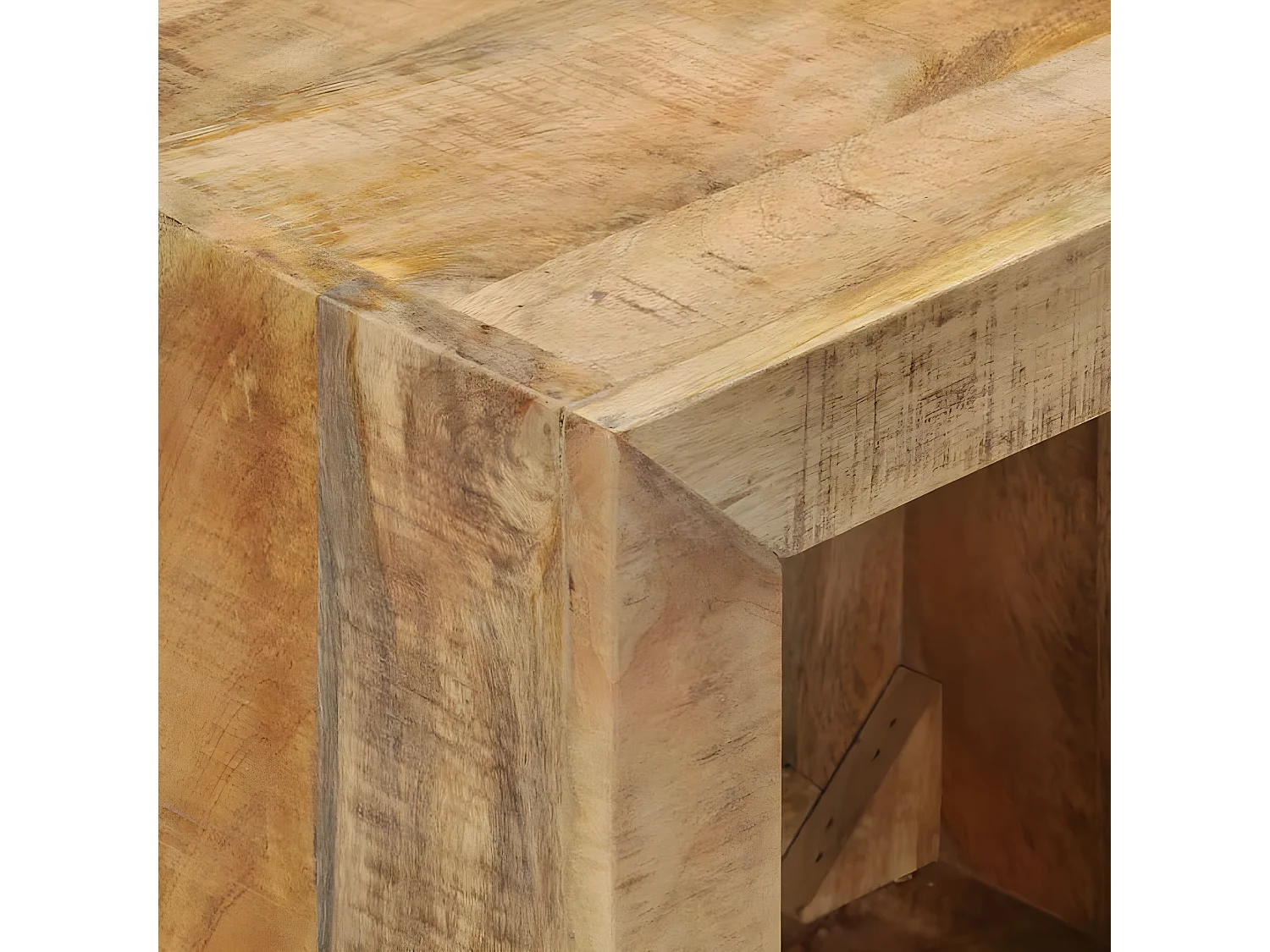 Sgabello 40x30x40 cm Legno massello di mango