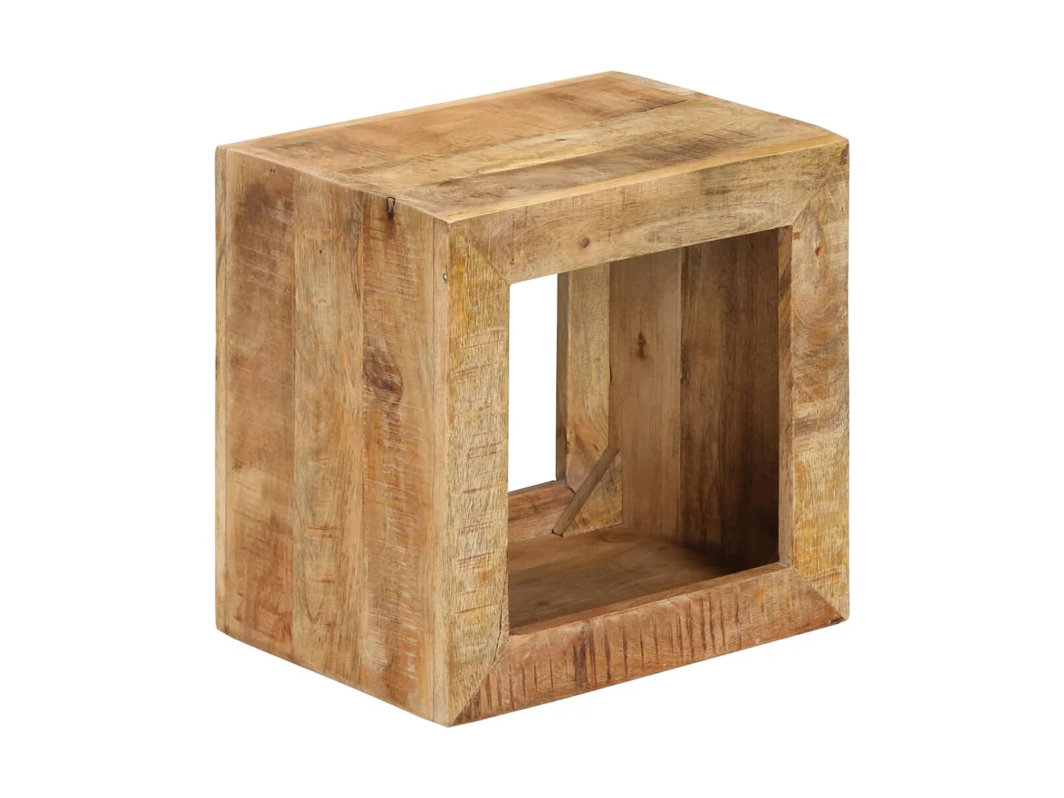 Sgabello 40x30x40 cm Legno massello di mango