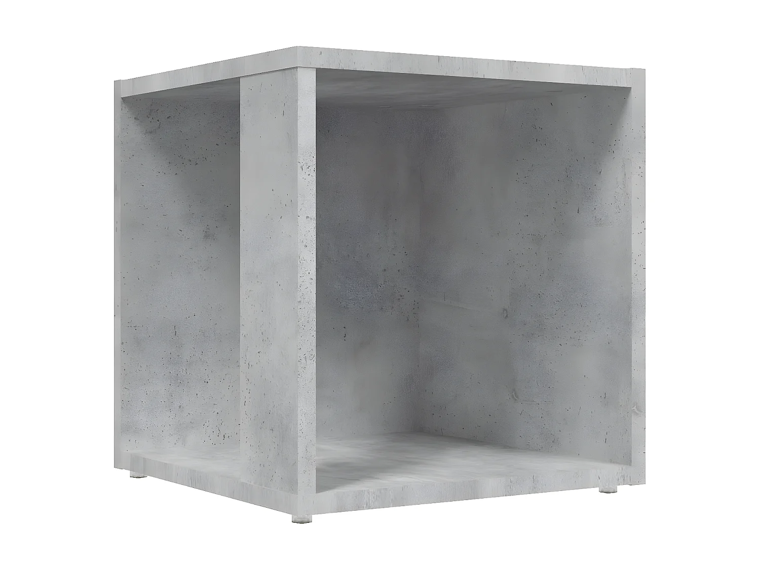 Table d'appoint Gris béton 33x33x34,5 cm Aggloméré