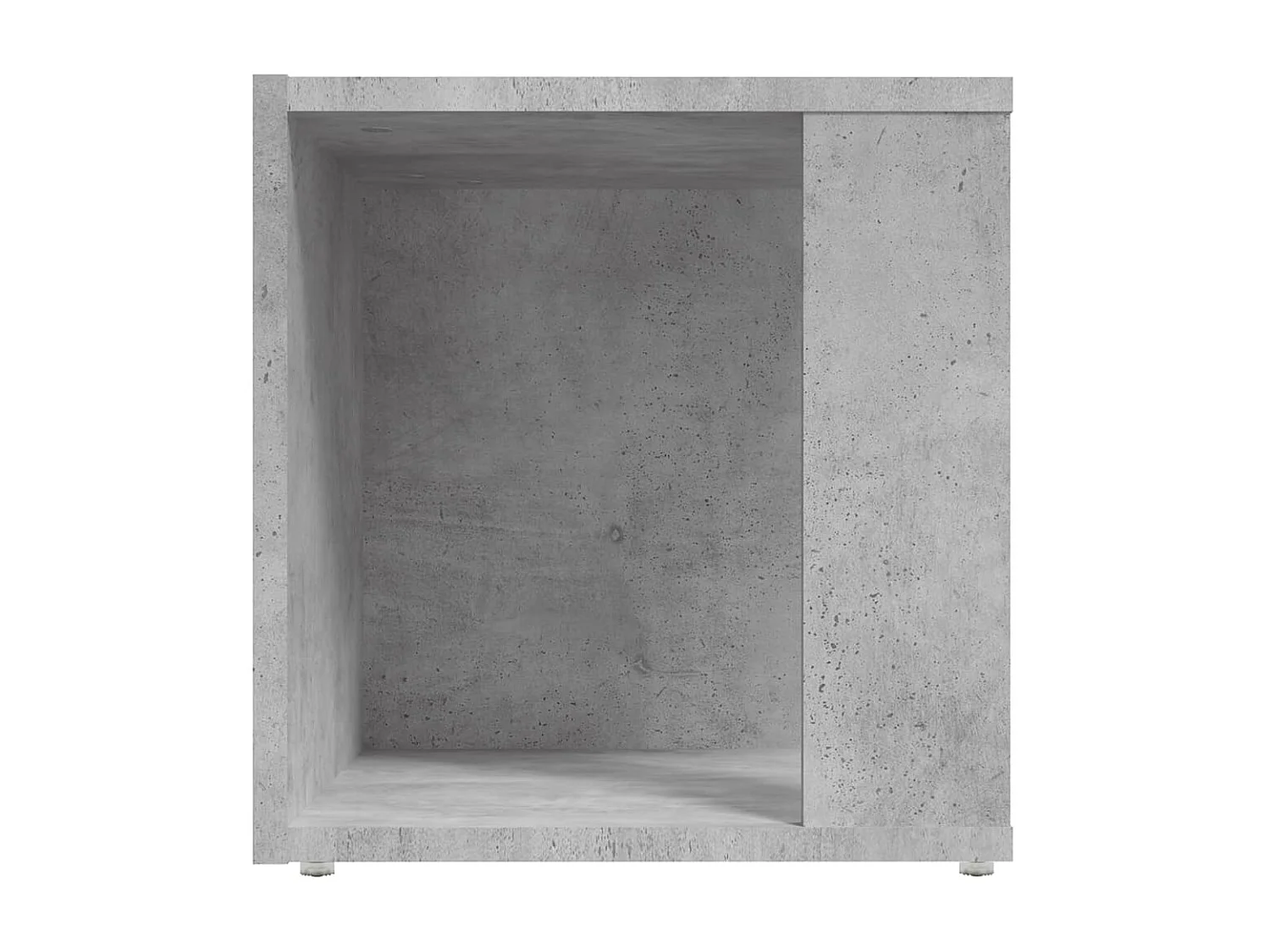 Table d'appoint Gris béton 33x33x34,5 cm Aggloméré