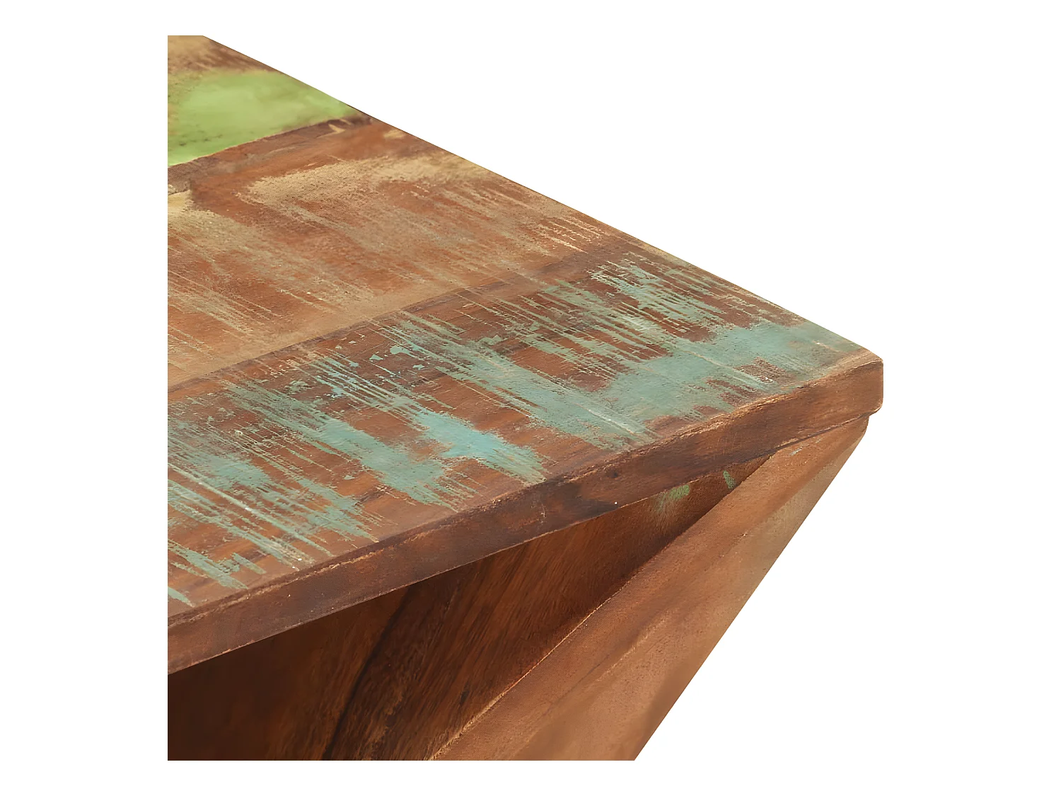 Bijzettafel 35x35x55 cm Massief hergebruikt hout