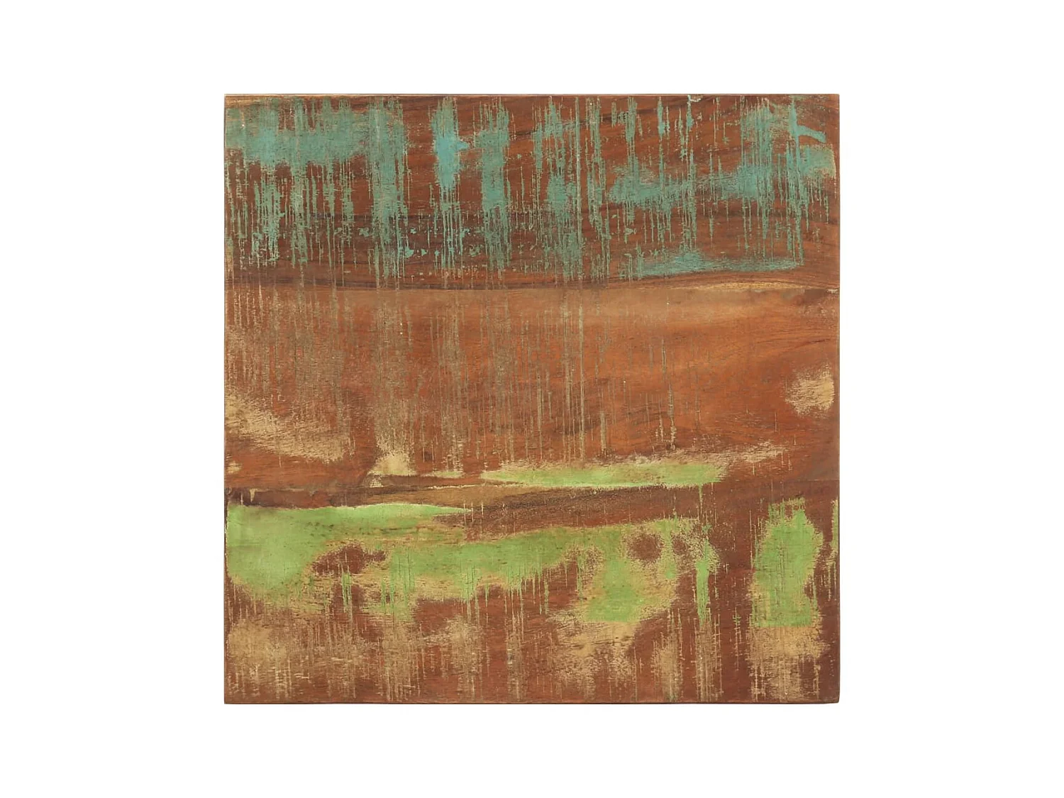 Bijzettafel 35x35x55 cm Massief hergebruikt hout