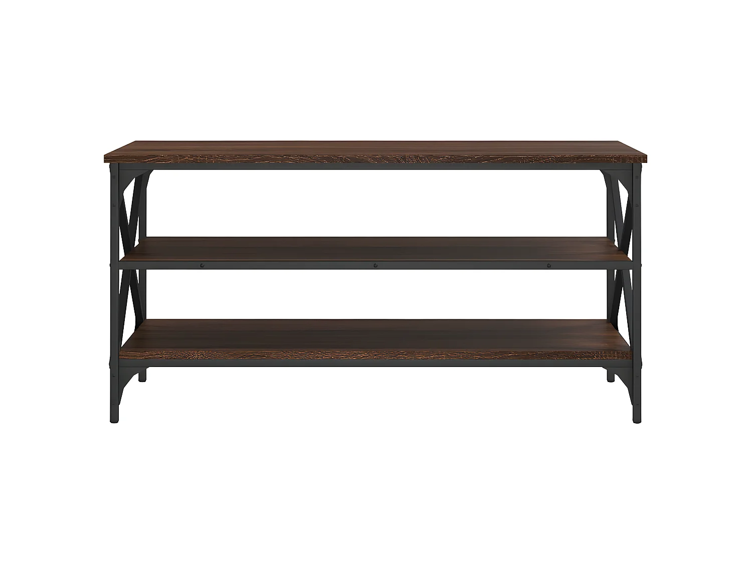 Meuble TV Chêne marron 100x40x50 cm Bois d'ingénierie