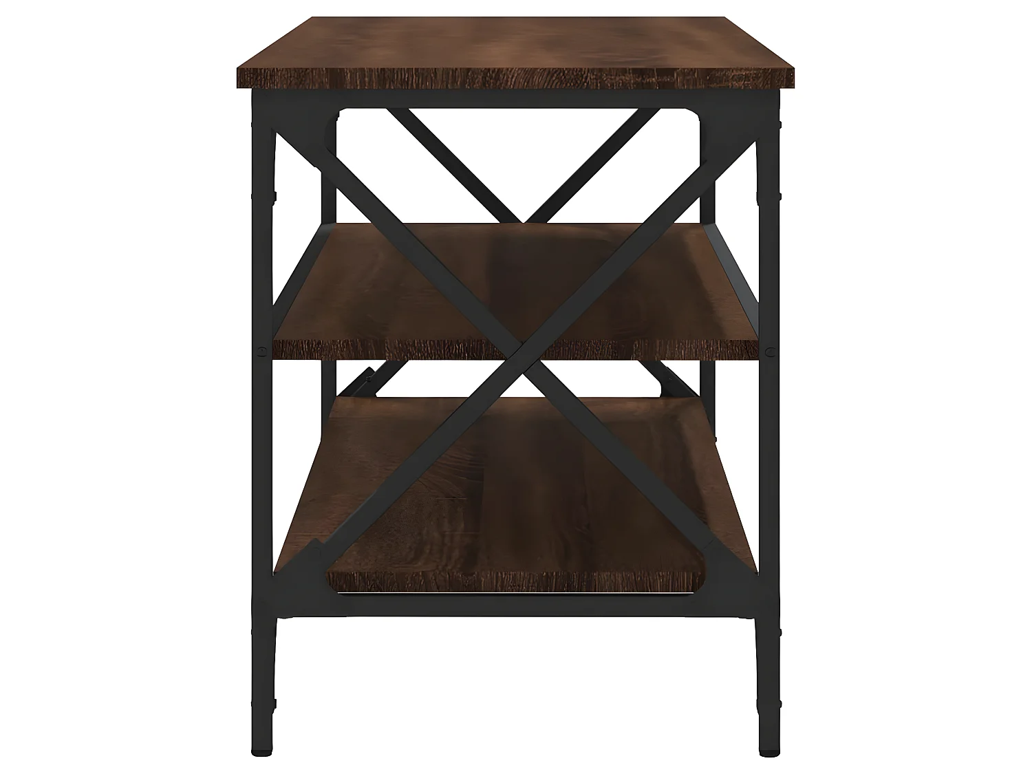 Meuble TV Chêne marron 100x40x50 cm Bois d'ingénierie