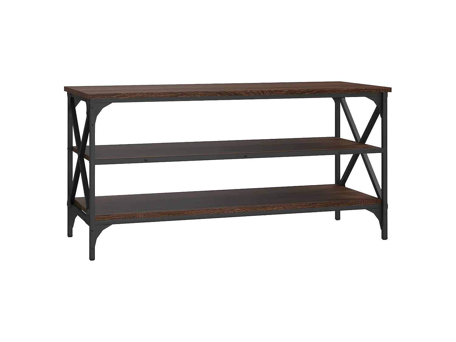 Meuble TV Chêne marron 100x40x50 cm Bois d'ingénierie