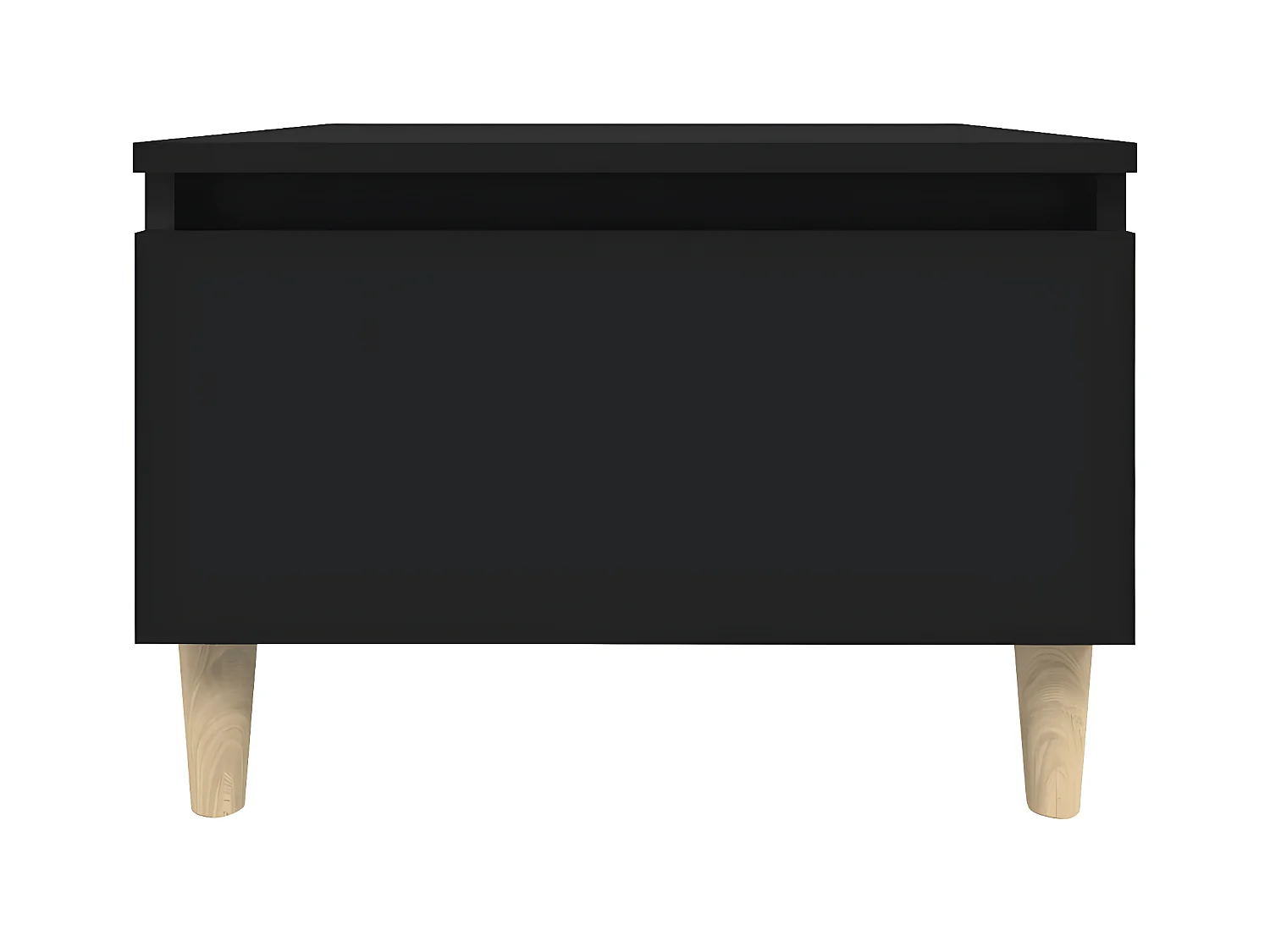 Tavolini 2 pz Nero 50x46x35 cm MDF