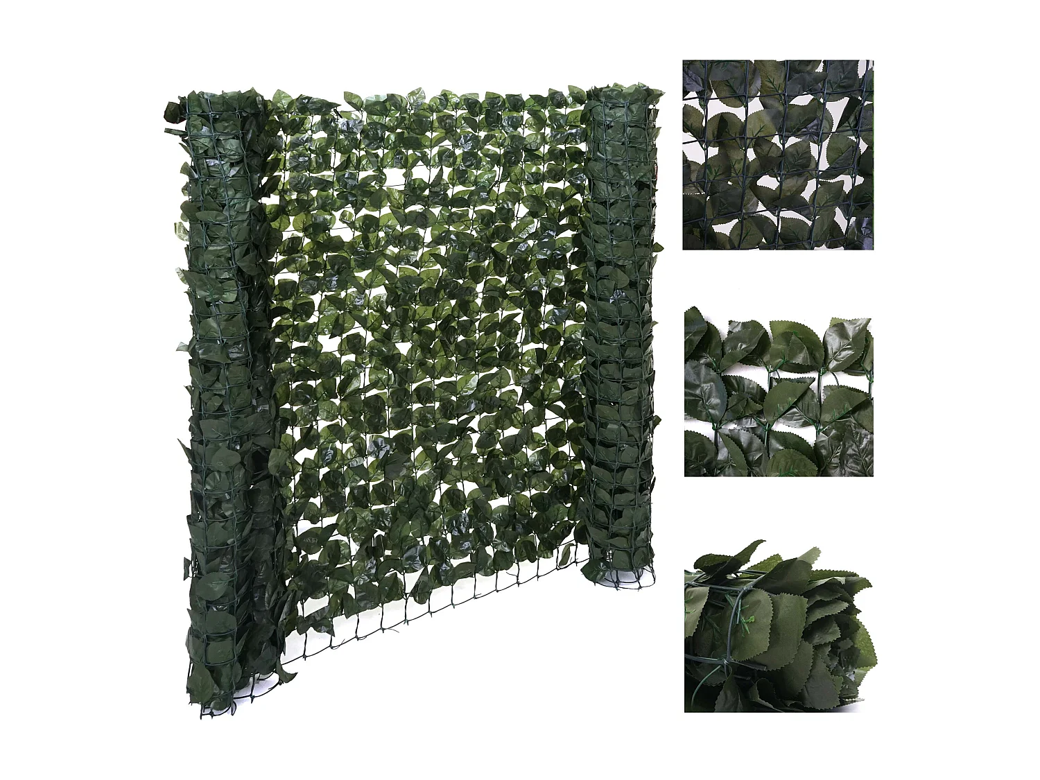 Balkonsichtschutz T811 Buche I, 300x100cm dunkel