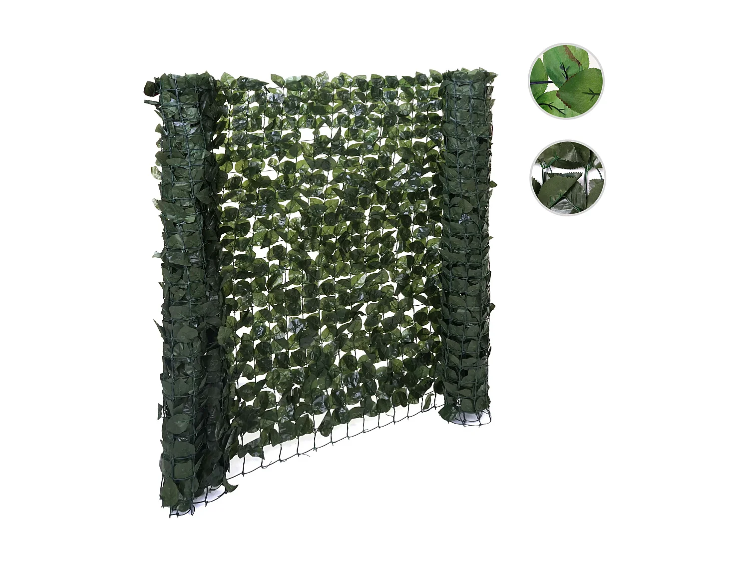 Balkonsichtschutz T811 Buche I, 300x100cm dunkel