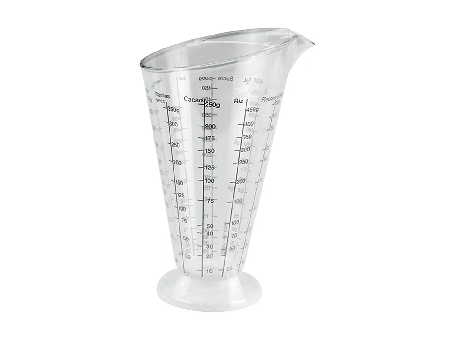 Verre doseur gradué plast. 1/2L METALTEX - 24260110080