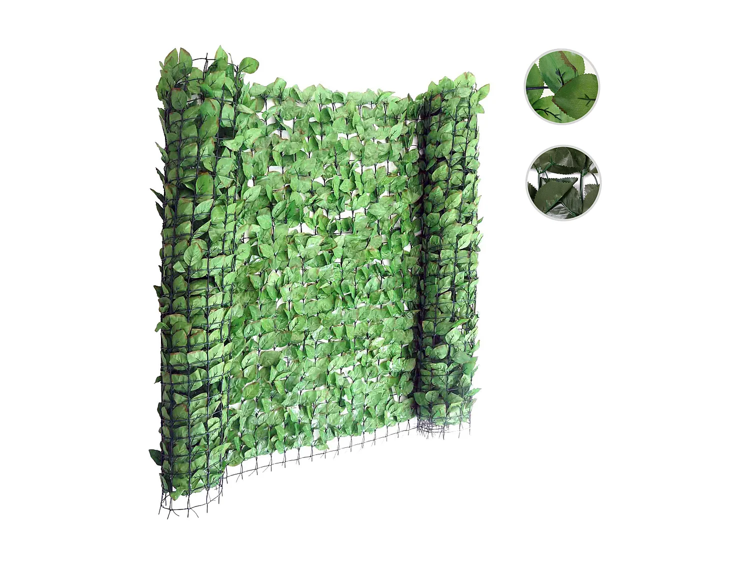 Biombo para balcones T811 haya III,  500x150cm luz