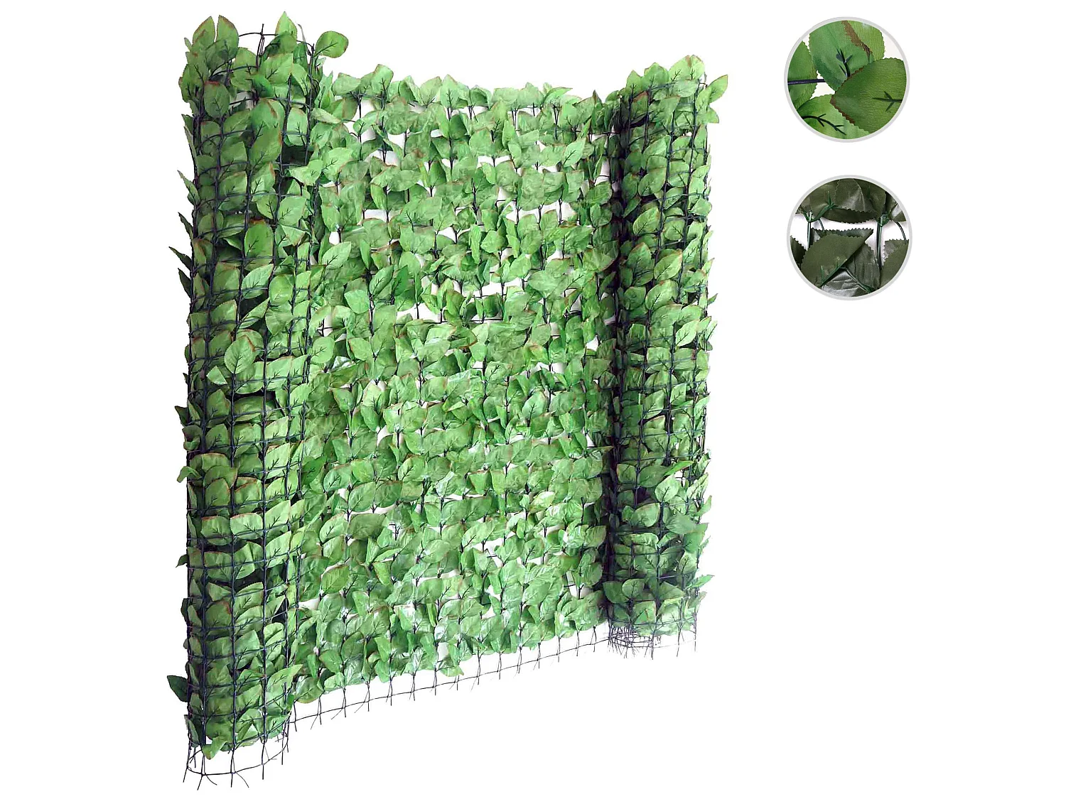 Osłona balkonu T811 Buk IV,  500x150cm jasna