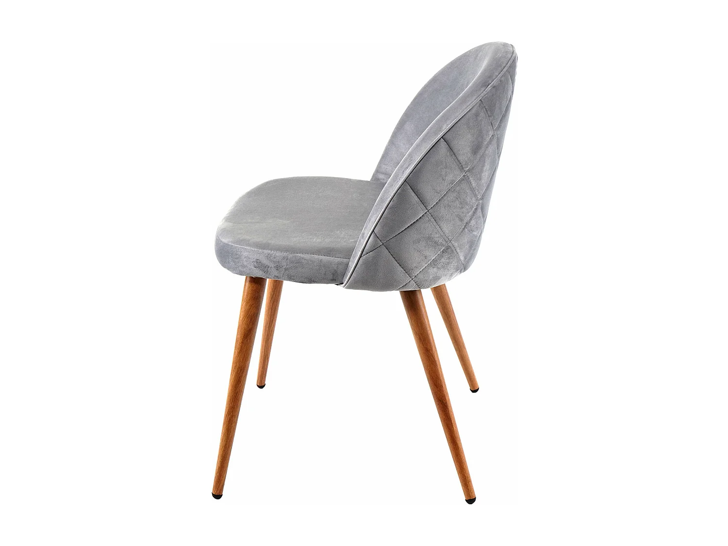 Chaise de salle à manger MCW-D53 (lot de 6),  gris clair