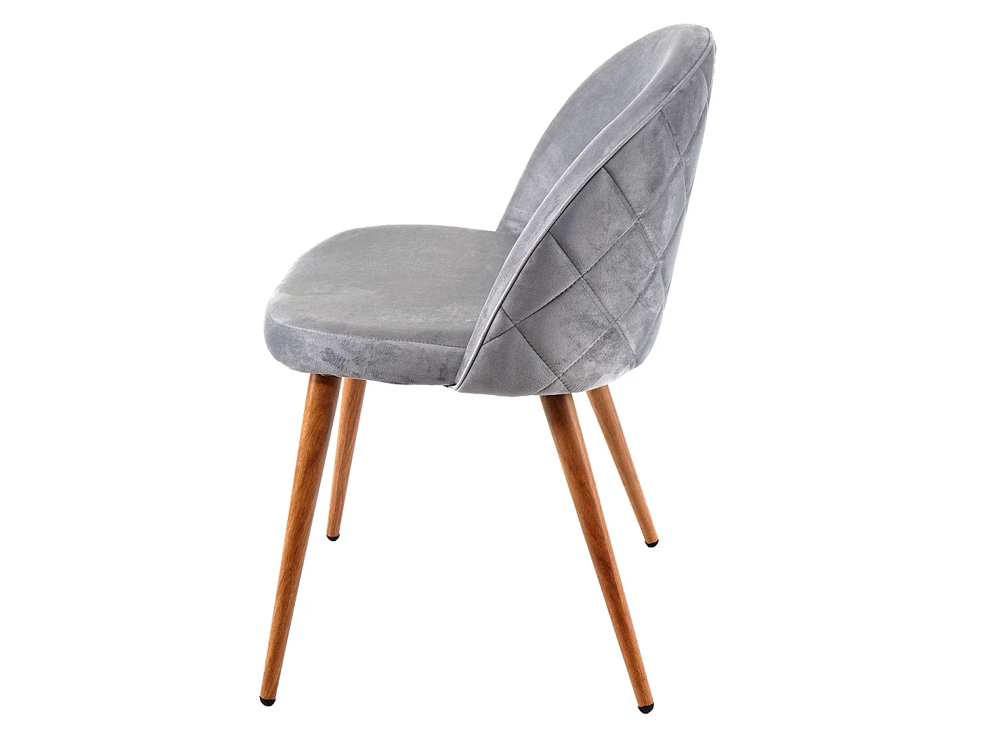 Chaise de salle à manger MCW-D53 (lot de 6),  gris clair