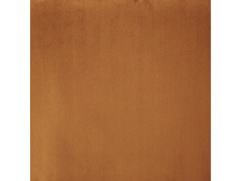 Canapé droit MARCELINO fixe velours rouille