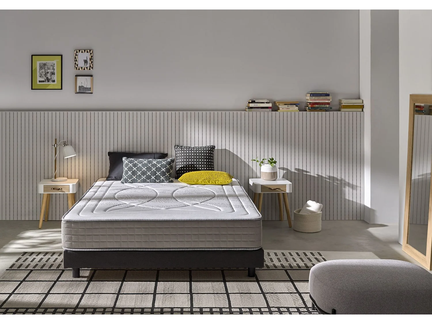 Colchón Visco Olympus Doble Cara 200x200 Altura 23 cms +/-2.