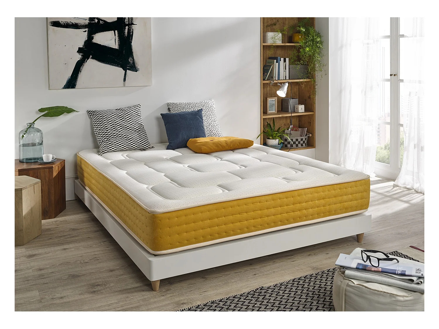 Colchón Viscoelástico Elite Gold H21 140x190 Altura 21cm ±2