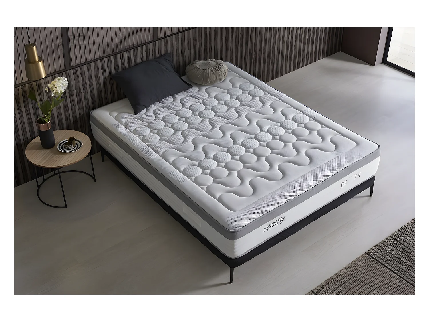 Colchón 90x190 Visco Hotel 5 Estrellas Altura 30cm ±2 Antibacterial.