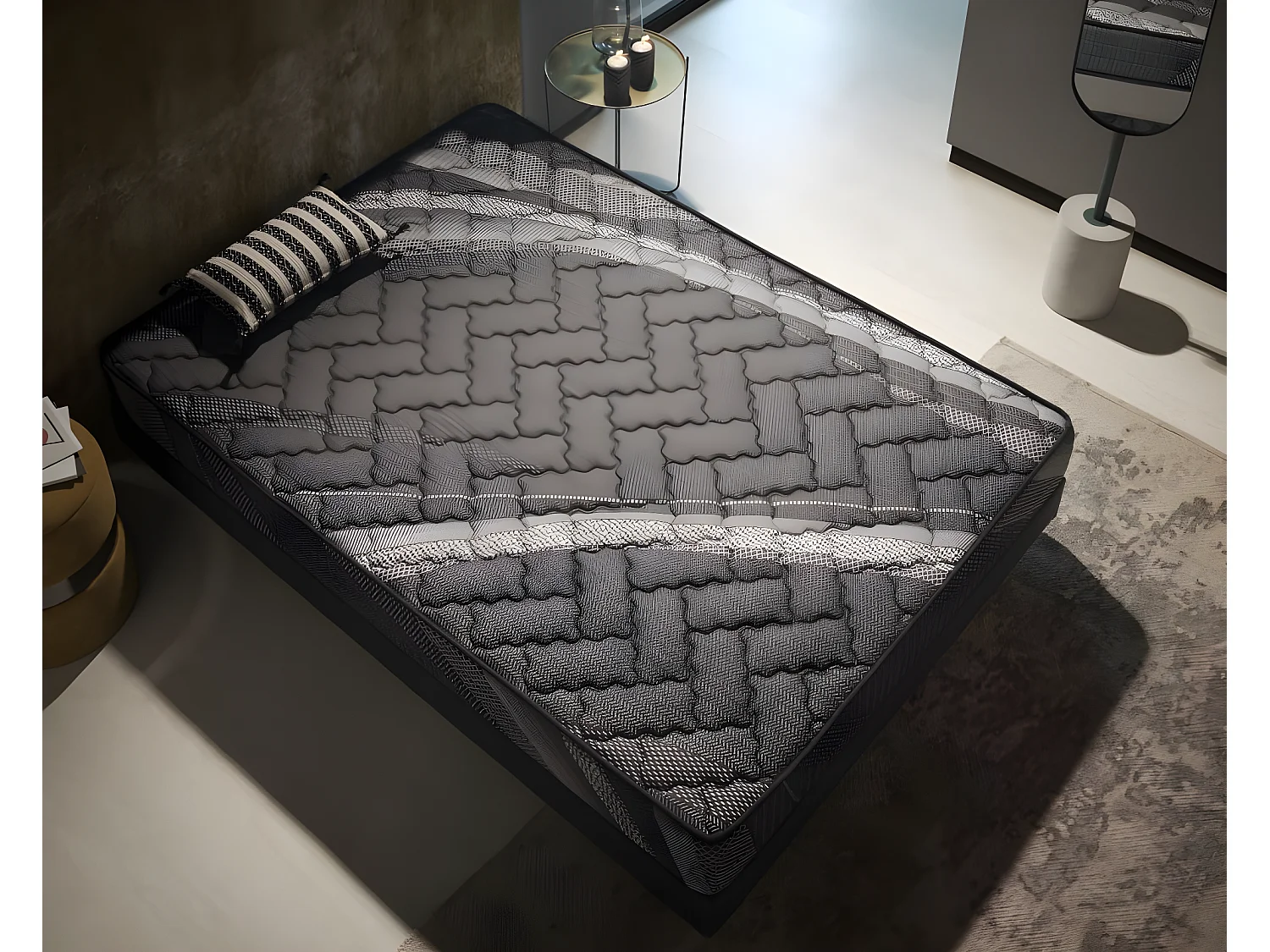 Colchón Visco Night Confort 200x200 Altura 20cm Firmeza Media-Alta.