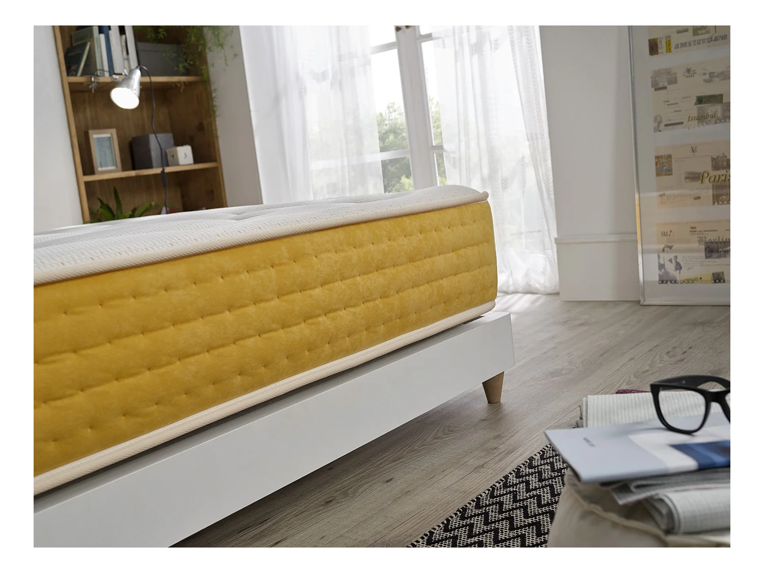 Colchón Visco 100x200 Luxury Elite Gold H30 Firmeza Media - Alta