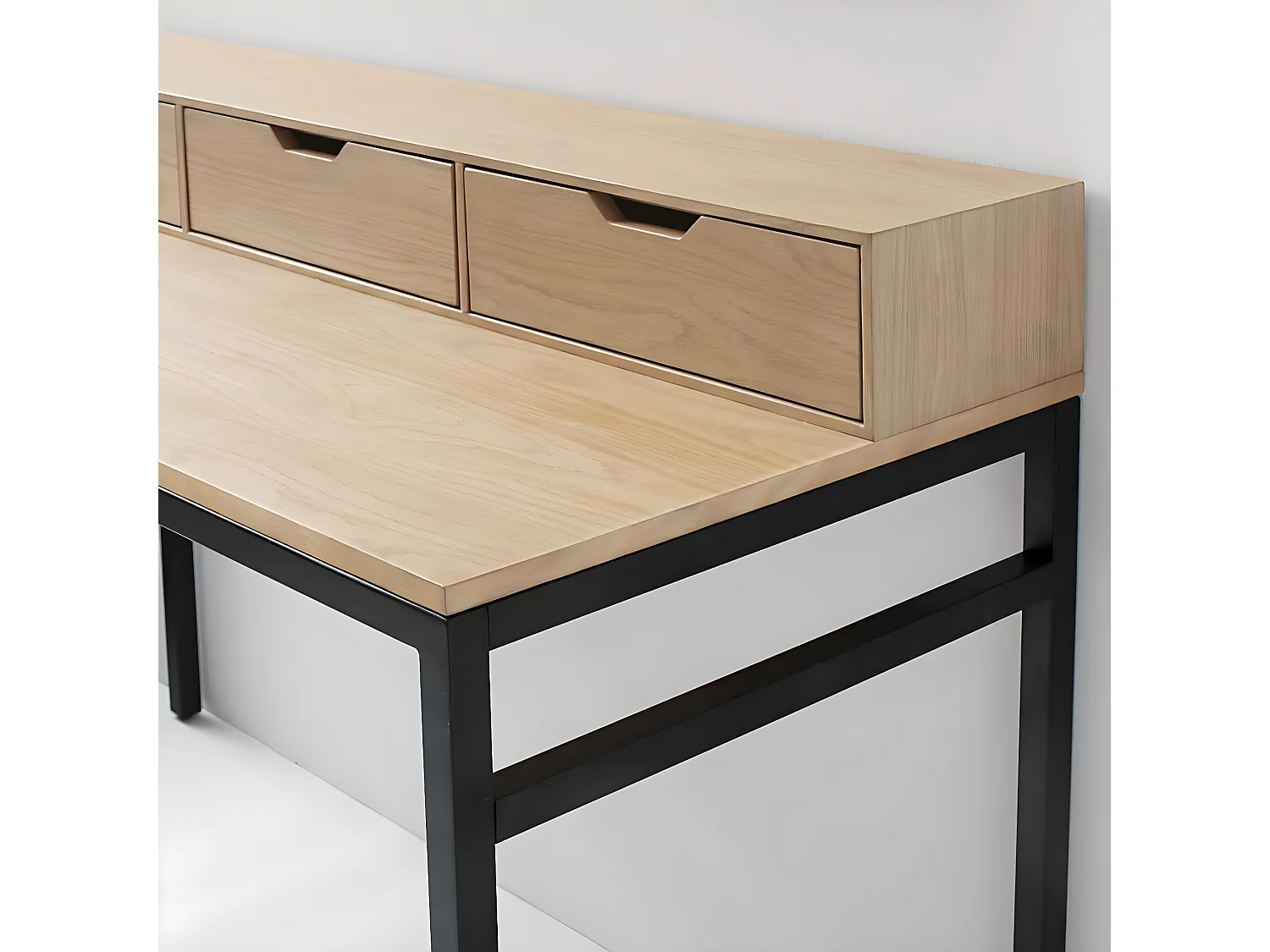 Bureau en plaqué chêne