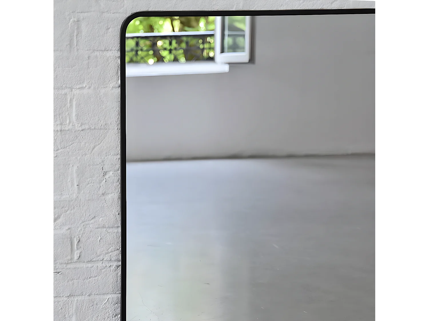 Miroir rectangulaire en métal