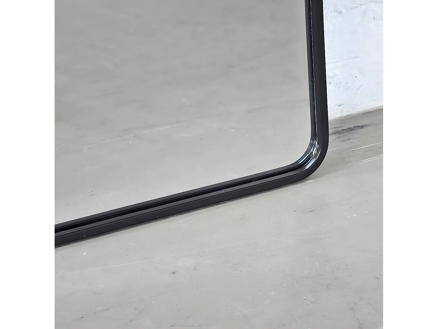 Miroir rectangulaire en métal