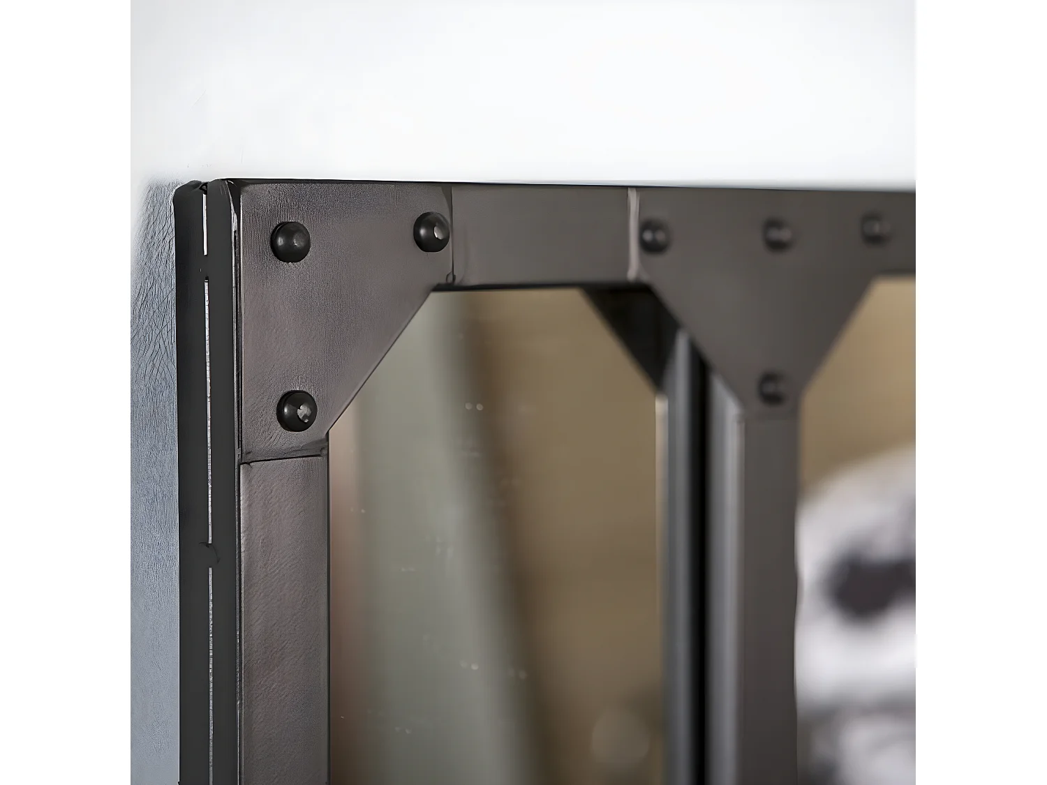 Miroir atelier en métal