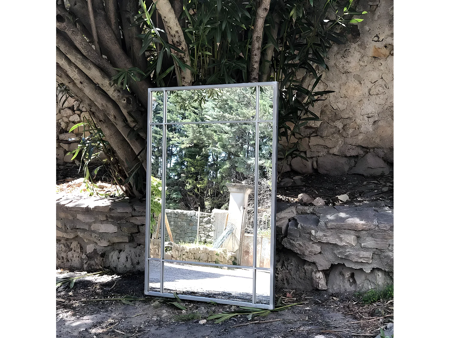 Espejo de metal 130x 90 cm