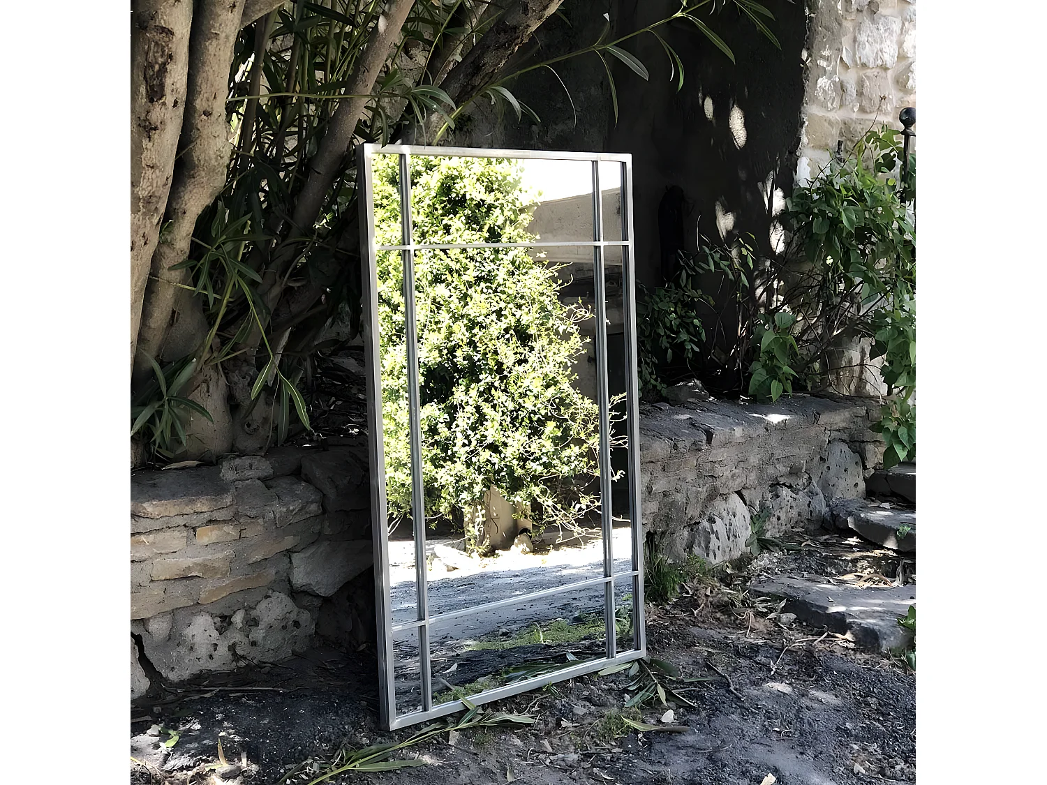 Espejo de metal 130x 90 cm