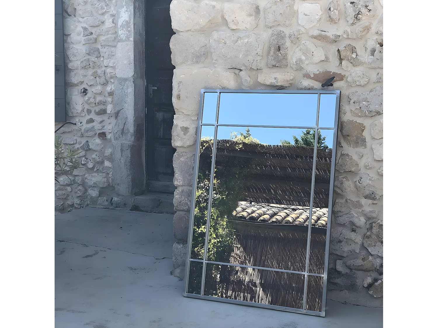 Espejo de metal 130x 90 cm