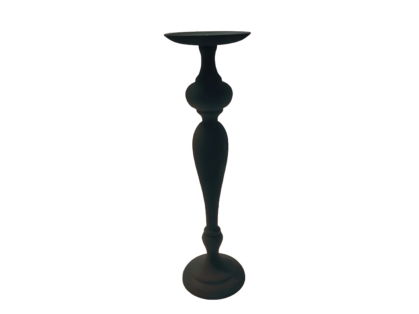 Portavelas Cerámica Alto Forma Casa - Decoración Hogar, Gris Con Puerta Roja, 27 Cm Alto