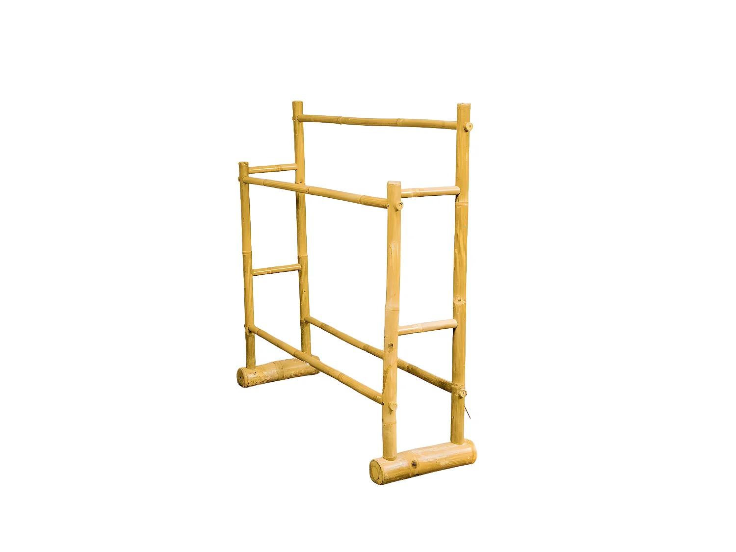 Toallero de bambú color marrón claro