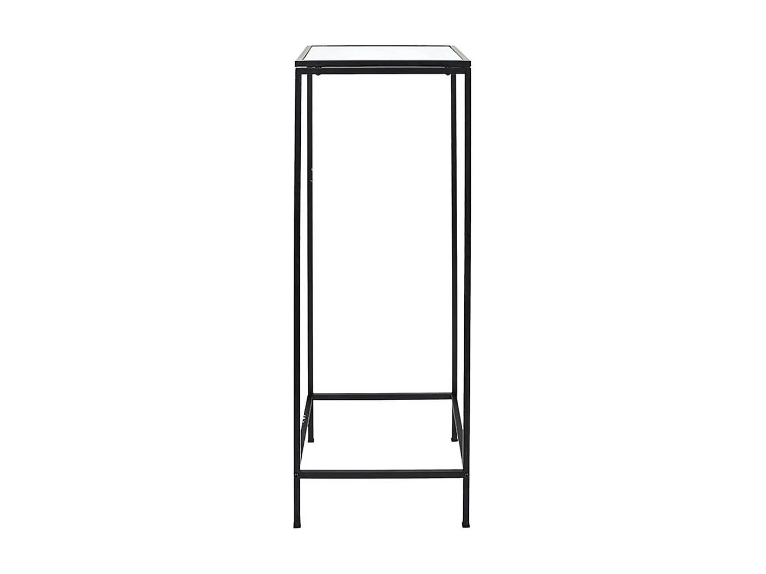 MOTSA - Lot de 2 Sellettes Gigognes Verre Imitation Marbre