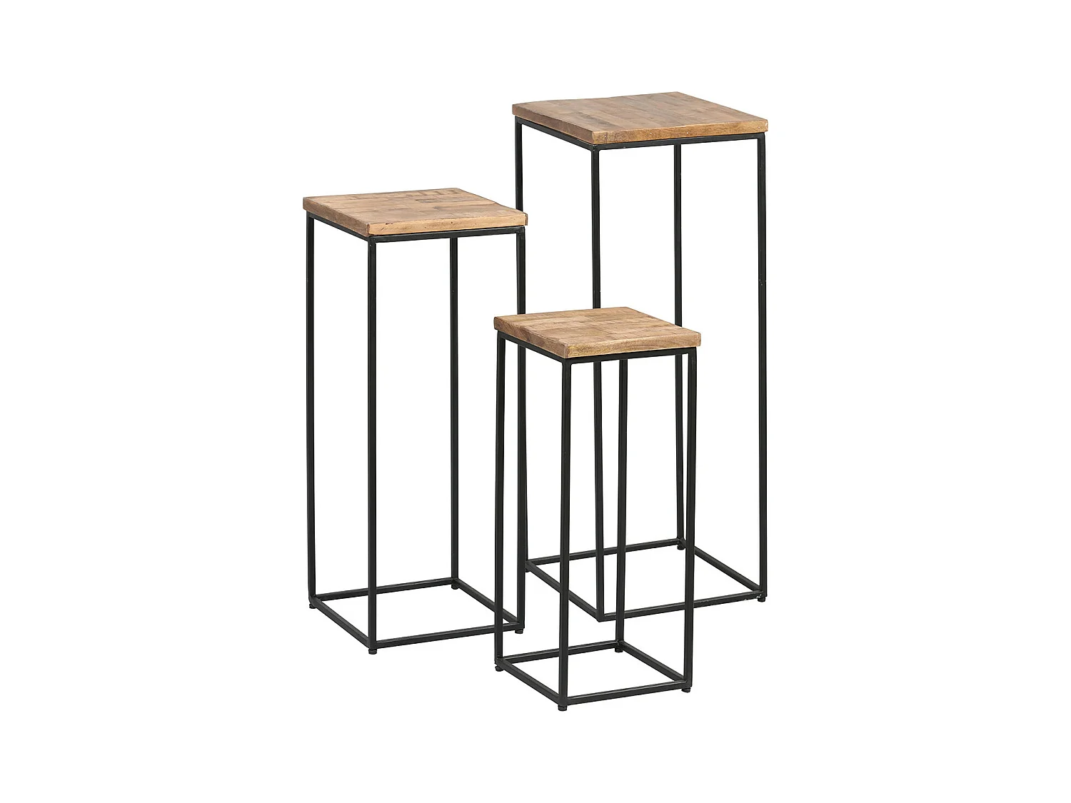 CANELLE - Ensemble de 3 Sellettes Gigognes