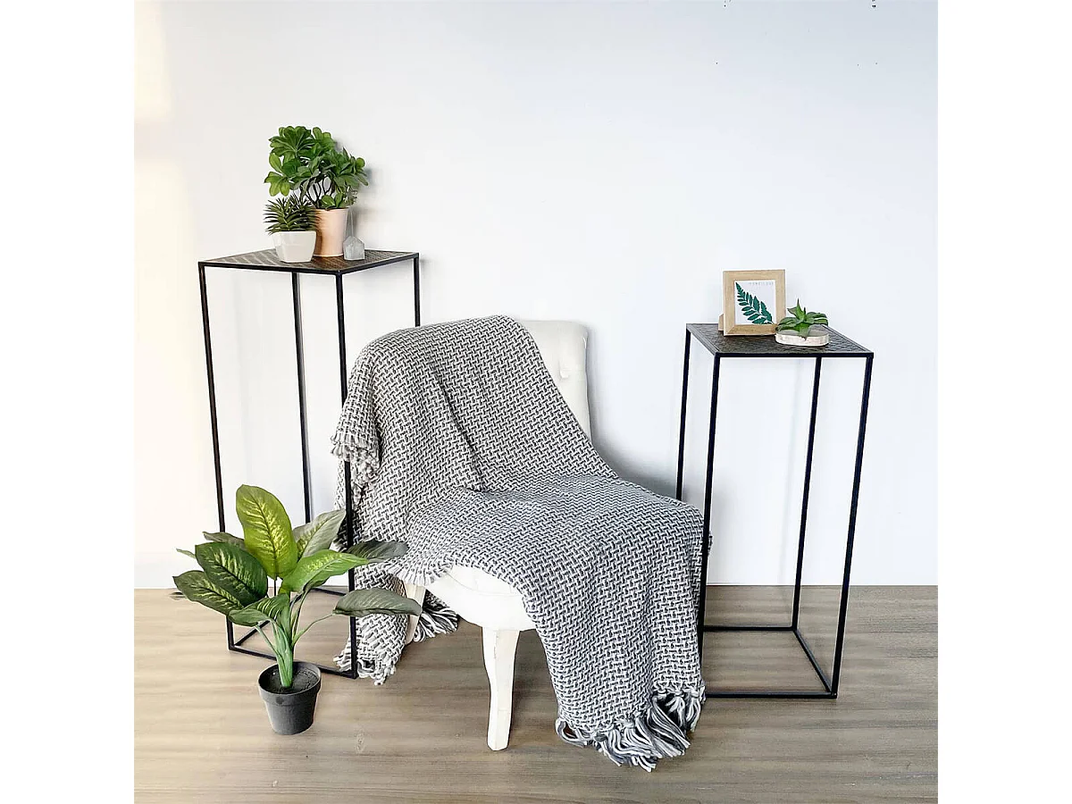 PRADA - Sellettes Gigognes Métal Aspect Or Vieilli