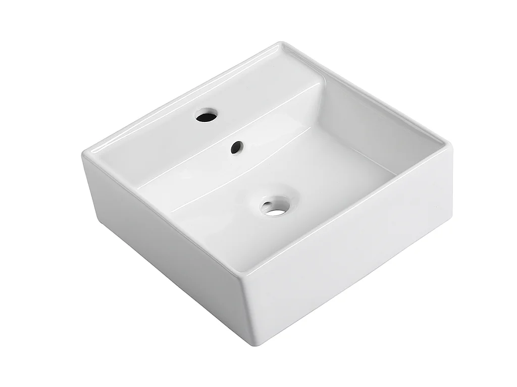 Meuble de salle de bain en teck avec double vasque - 120 cm - BOBOTSARI