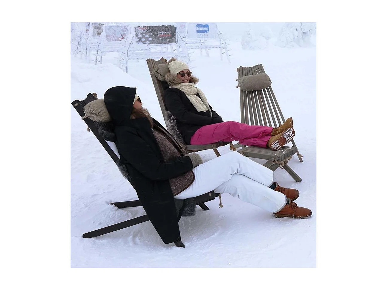 EcoChair Pin / Noir, Huilé