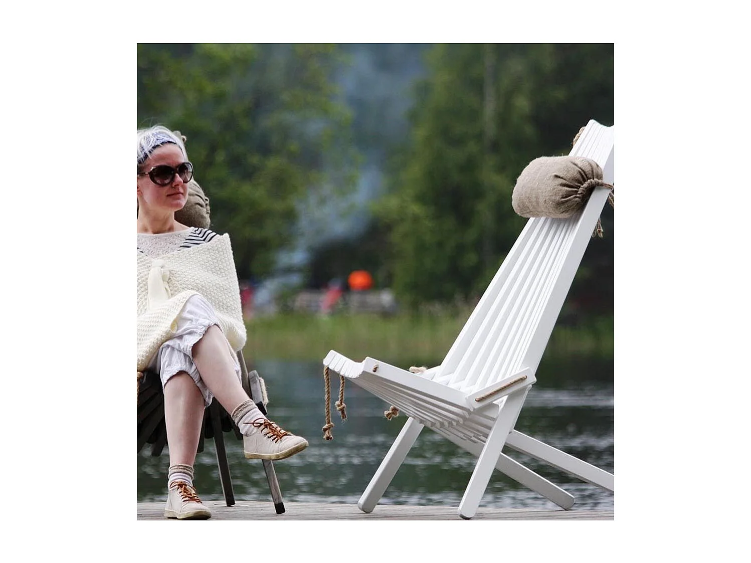 EcoChair Pin / Blanc, Huilé