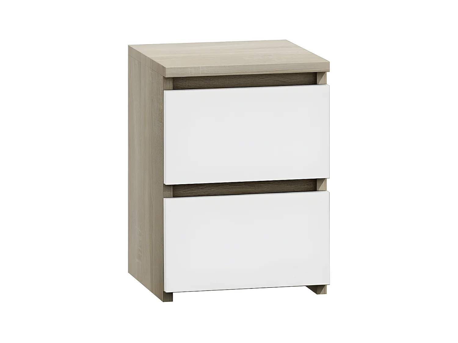 Table de chevet / Table de nuit moderne avec 2 tiroirs Malwa M2