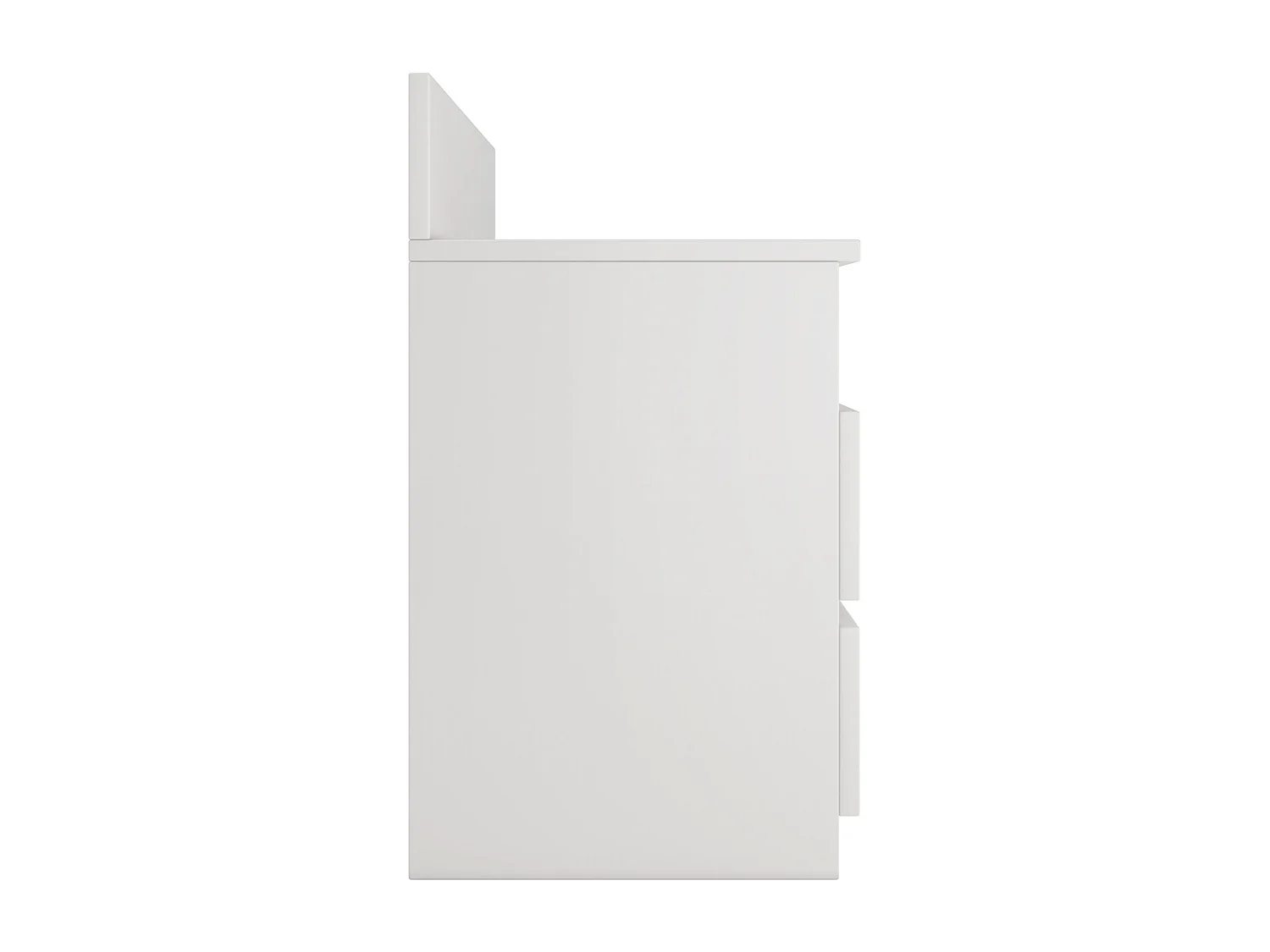 ASTER T1 - Mesita de noche con 2 cajones - 59x40x32cm - mesita de noche - estilo escandinavo