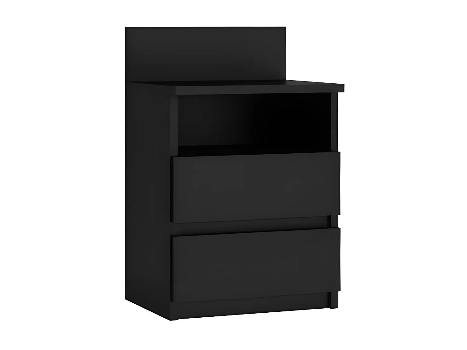 ASTER T1 - Mesita de noche con 2 cajones - 59x40x32cm - mesita de noche - estilo escandinavo